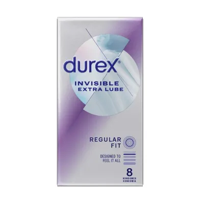 Durex Invisible smokkar 8 stk