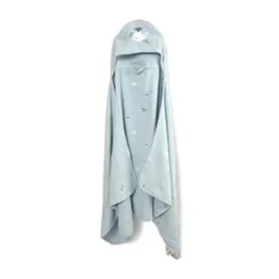 Filibabba - Embroidered hooded towel - Blue - One Size