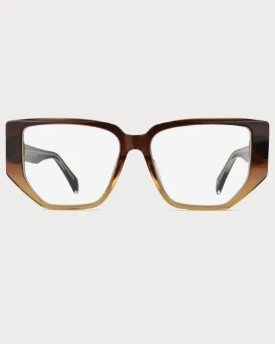 GLAS Eyewear Renee Amber Fade lesgleraugu