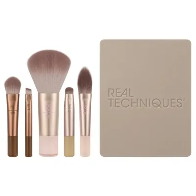 Real Techniques New Nudes 2.0 On The Glow Mini Brush Kit