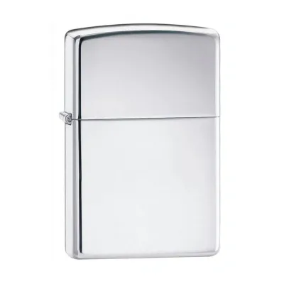 Zippo - Glans  - Áletrun nafn og merki