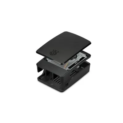 Raspberry Pi kassi Orginal Pi 5 m/ viftu svartur