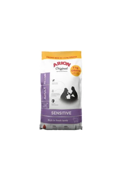 ARION - 10 x Original sensitive medium 15kg bag -  total 150kg -  best before 08-2026