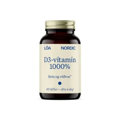 LÓA NORDIC - D3-vítamín 1000%