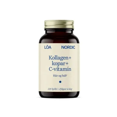 LÓA NORDIC - Kollagen+kopar+C-vítamín 