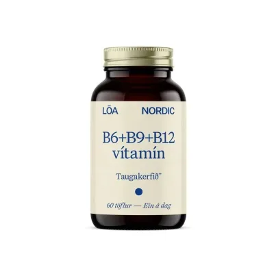 LÓA NORDIC - B6+B9+B12 vítamín 