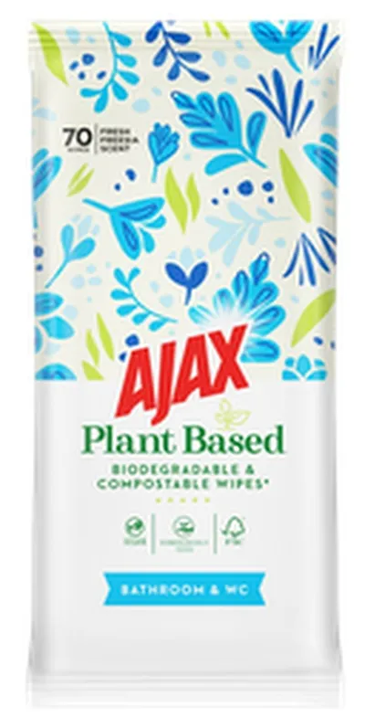 Ajax plant wipes baðherbergi