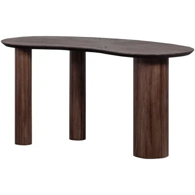 Sun skrifborð teak brown