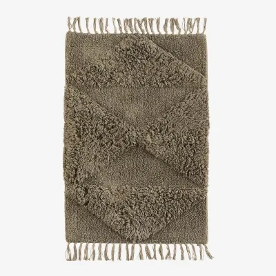 Tufted baðmotta taupe