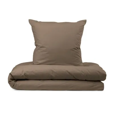 Georg Jensen Damask Rúmföt Supima Percale 140x200/50x70cm Walnut