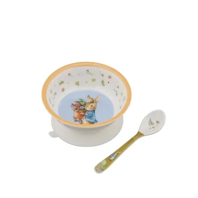Petit Jour Skál m.sogi og skeið Peter Rabbit