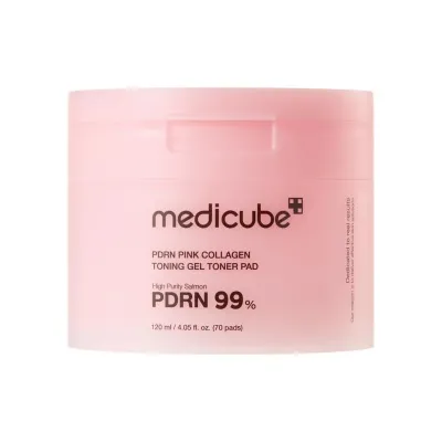 MEDICUBE - PDRN Pink Collagen Toning Gel Toner Pad 70stk